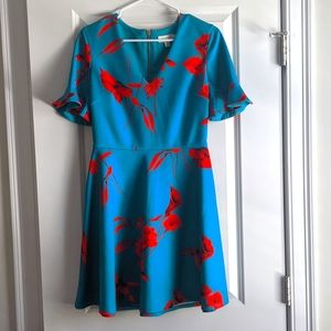Ted Baker knee length Ophelia flower dress size 2TB